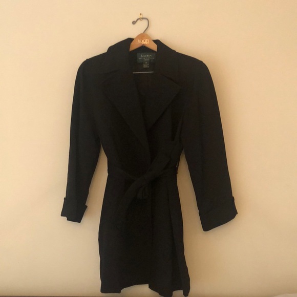 Womenswear Ralph Lauren black overcoat